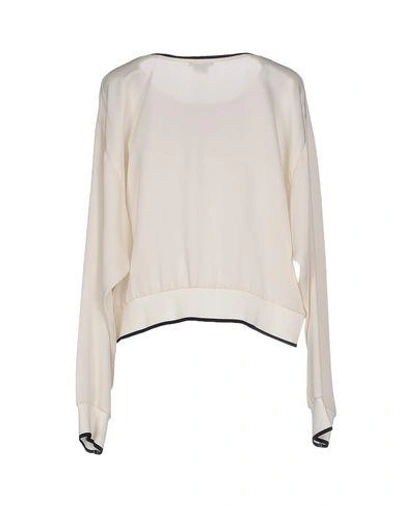 Shop Theory Blouse In Ivory