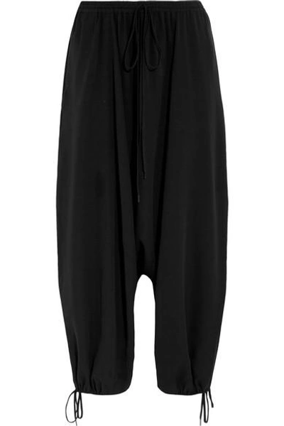 Chloé 'harem' Drop Crotch Trousersa In Black