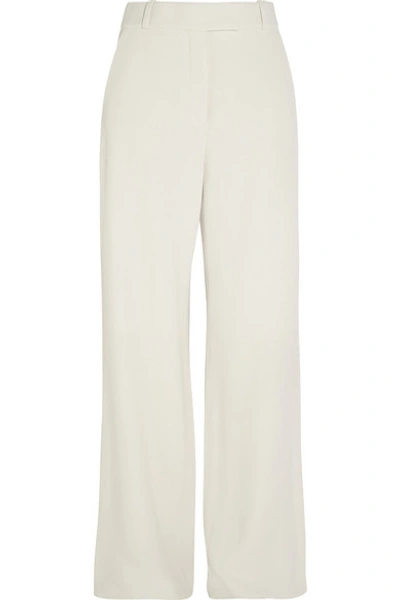 Balenciaga Le Monsieur Cotton-canvas Straight-leg Pants In Cream