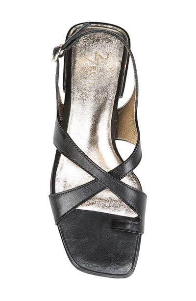 Shop 27 Edit Naturalizer Nikki Slingback Sandal In Black Leather