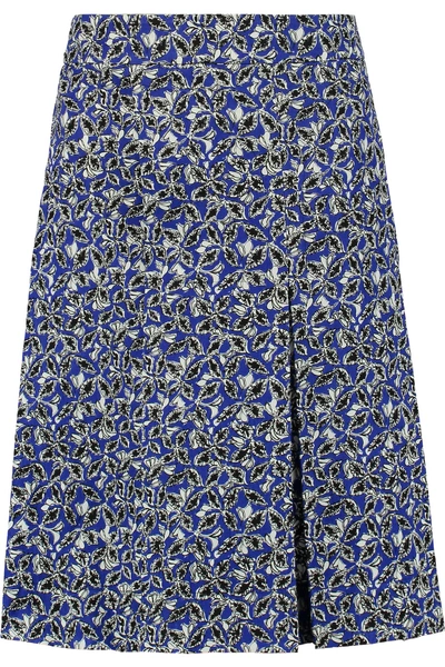 Marni Printed Linen-blend Skirt