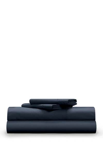 PG GOODS PILLOW GUY CLASSIC COOL & CRISP 100% COTTON PERCALE 4-PIECE SHEET SET 