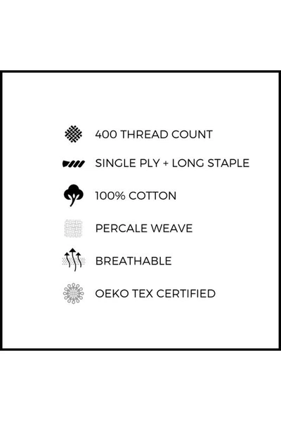 Pg Goods Classic Cool Crisp 400 Thread Count Sheet Set In Charcoal