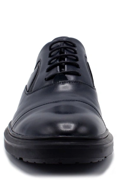 Aston Marc Tuscan Cap Toe Oxford In Navy