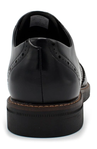 Shop Aston Marc Monaco Wingtip Derby In Black