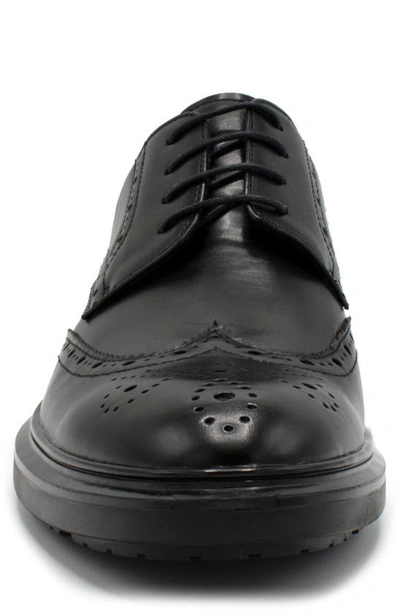 Shop Aston Marc Tuscan Wingtop Loafer In Black