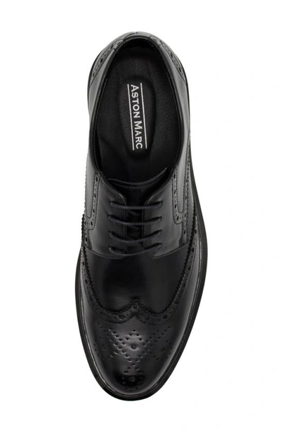 Shop Aston Marc Tuscan Wingtop Loafer In Black