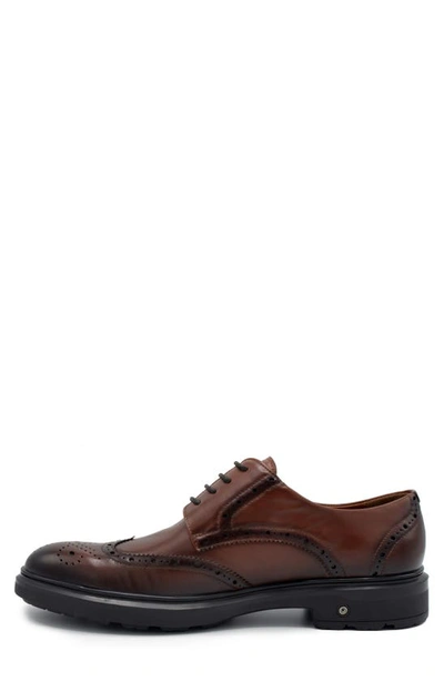 Shop Aston Marc Tuscan Wingtop Loafer In Tan