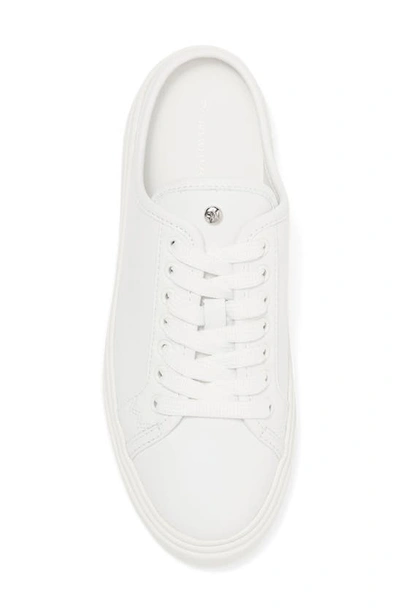 Stuart Weitzman Skater Mule Sneaker In White