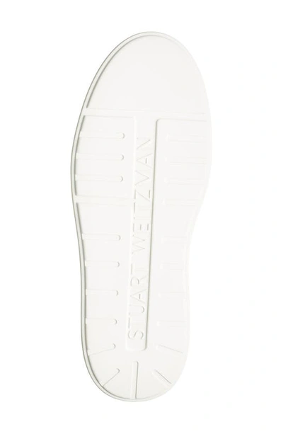 Stuart Weitzman Skater Mule Sneaker In White