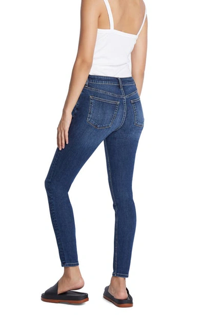 Shop Hint Of Blu Brilliant High Waist Ankle Skinny Jeans In Hampton