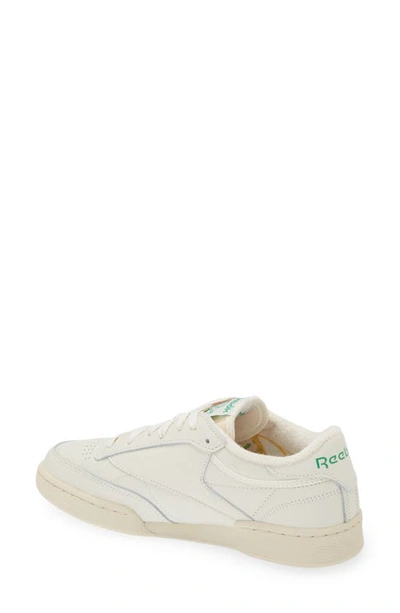 Reebok Club C 85 Vintage Leather Sneakers In Top-chalk/ Paperwhite/ Glen