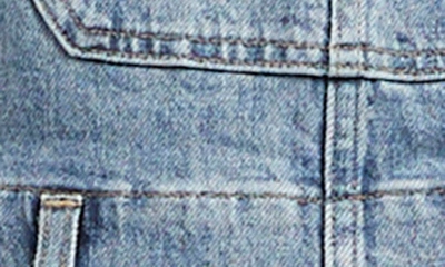 Shop Silver Jeans Co. Baggy Straight Leg Denim Overalls In Indigo