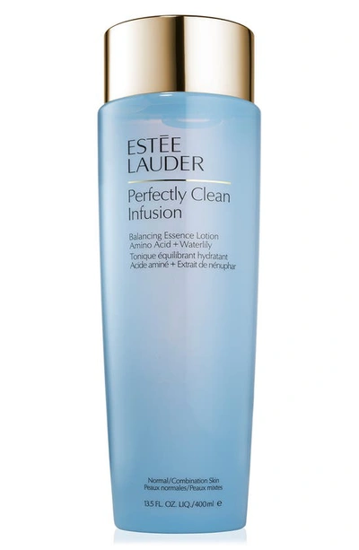 Shop Estée Lauder Perfectly Clean Infusion Balancing Essence Lotion With Amino Acid + Waterlily $101.46 Value, 13.5 oz