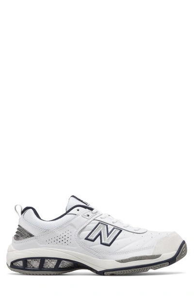 Shop New Balance 806 Tennis Sneaker In White/ White