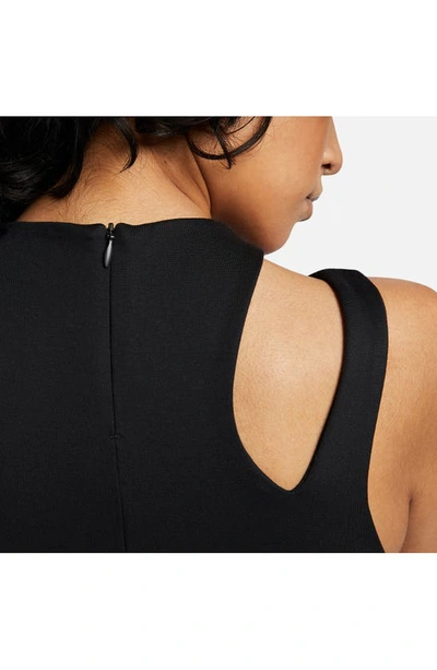 Shop Nike Essential Cutout Bodysuit In Black/ White