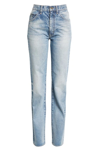 Shop Nili Lotan Joan High Waist Jeans In Summer Wash