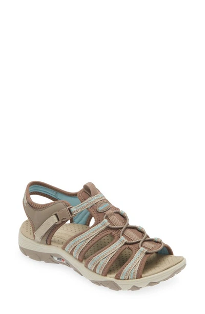 Skechers Fit Strappy Slingback Sport Sandal Dark Taupe | ModeSens