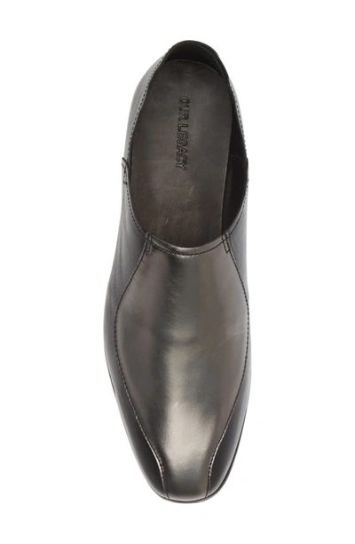 Shop Our Legacy Cab Two-tone Leather Loafer In Chrome Waltz Leather