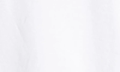 Shop Isabel Marant Sebani Asymmetric Raw Edge Cap Sleeve Cotton Blouse In White