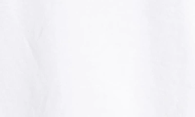 Isabel Marant Sebani Asymmetric Raw Edge Cap Sleeve Cotton Blouse In White