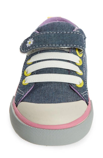 Shop See Kai Run Kids' Kristen Sneaker In Chambray Garden