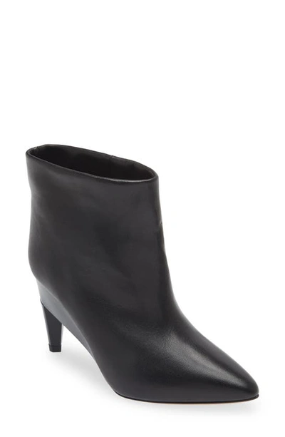 Shop Isabel Marant Dylvee Wedge Pointed Toe Bootie In Black