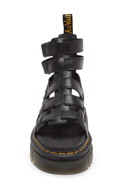 Shop Dr. Martens' Ricki Gladiator Platform Sandal In Black