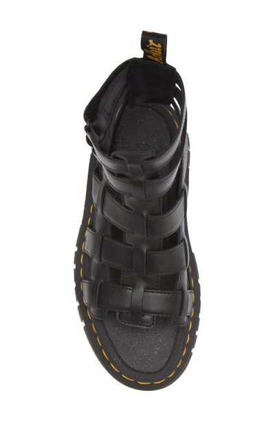 Shop Dr. Martens' Ricki Gladiator Platform Sandal In Black