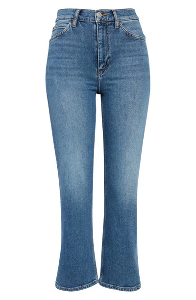 Re/done 70s Cropped Bootcut Jeans In Mid 70s