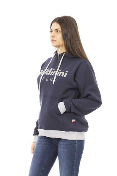 Shop Baldinini Trend Blue Cotton Women's Sweater