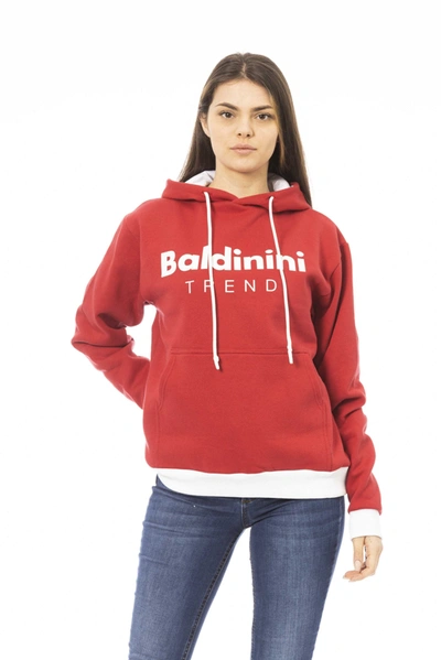 Shop Baldinini Trend Red Cotton Women's Sweater