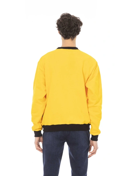 Shop Baldinini Trend Yellow Cotton Men's Sweater