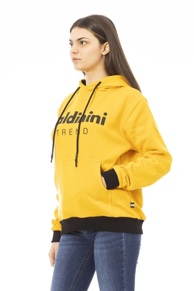Shop Baldinini Trend Yellow Cotton Women's Sweater