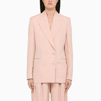 Shop Stella Mccartney Pink Double-breasted Jacket