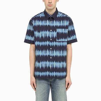 Shop Apc A.p.c. | Blue Tie-dye Ross Shirt