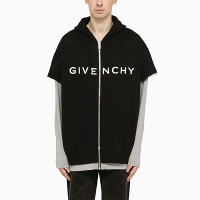 Shop Givenchy | Black Hoodie With Zip