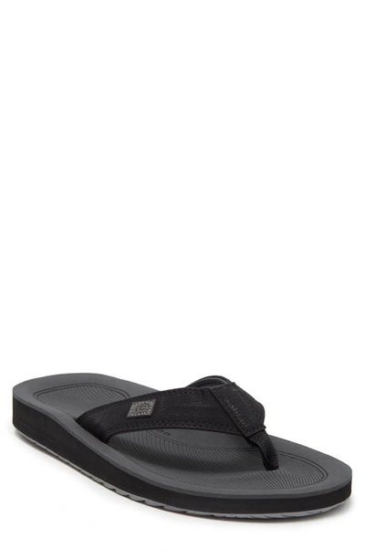 Shop Cobian Seaway Flip Flop In Black