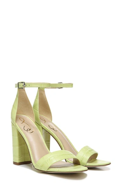 Shop Sam Edelman Yaro Ankle Strap Sandal In Kiwi