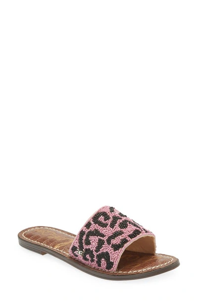 Shop Sam Edelman Gunner Slide Sandal In Pink Multi