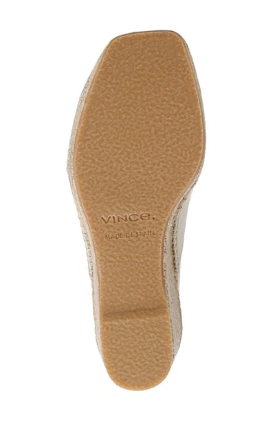 Shop Vince Gaelan Wedge Espadrille Sandal In Off White