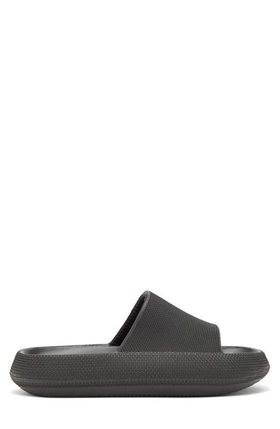 Shop Madden Slide Sandal In Black