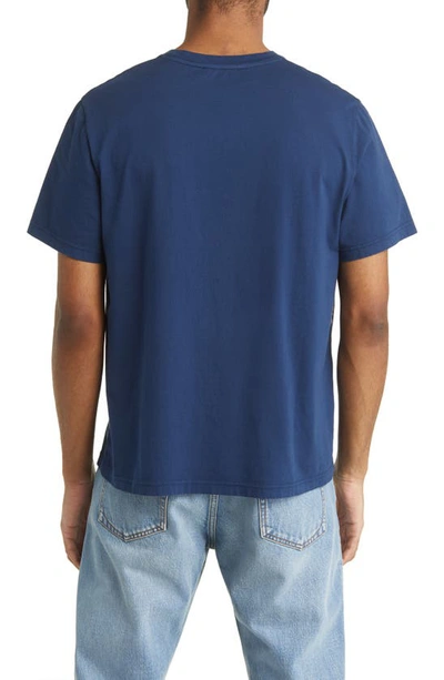 Shop Apc Raymond Tie Dye Organic Cotton T-shirt In Indigo