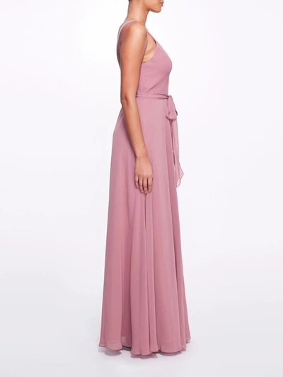 Shop Marchesa Aprilia In Mauve