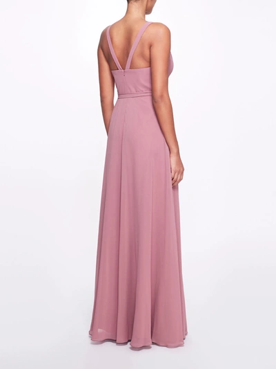 Shop Marchesa Aprilia In Mauve