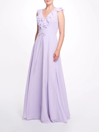 Shop Marchesa Desio In Lilac