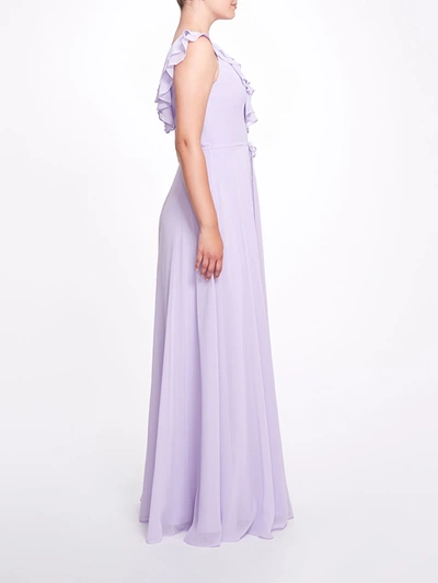 Shop Marchesa Desio In Lilac