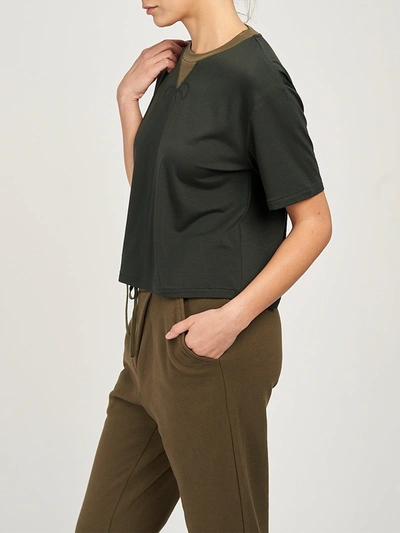 Marchesa Active Dominique Tee In Olive