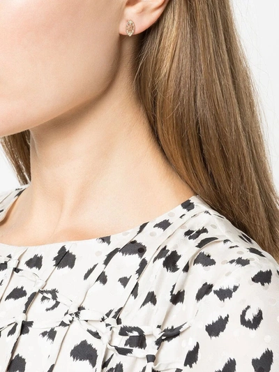 Marchesa Floral Trio Earrings Set In Gold