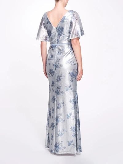 Shop Marchesa Lucca In Dusty Blue